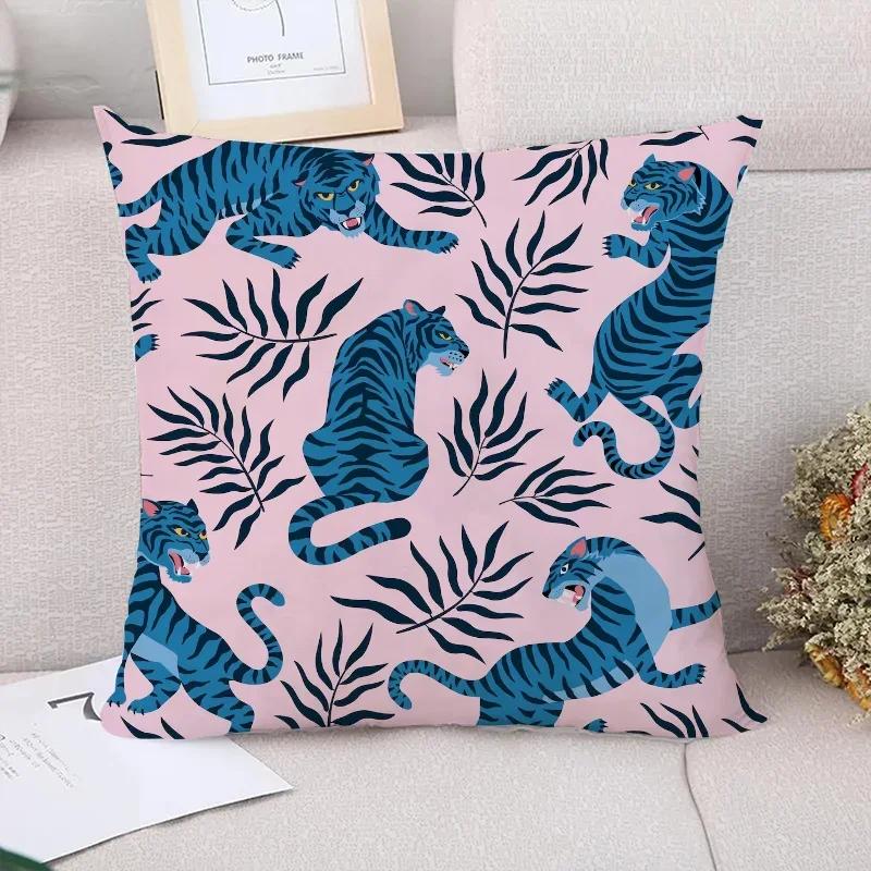 tiger Cushion Cover for Pillow Covers Decorative Cushions Home Decor Pillowcase x Couch Pillows Twin Size Bedding Sofa