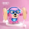 Banana Tumbling Monkey Voice-Activated Induction Music Tipping Monkey Cartoon Somersault Little Monkey Children'S Electric Toy
