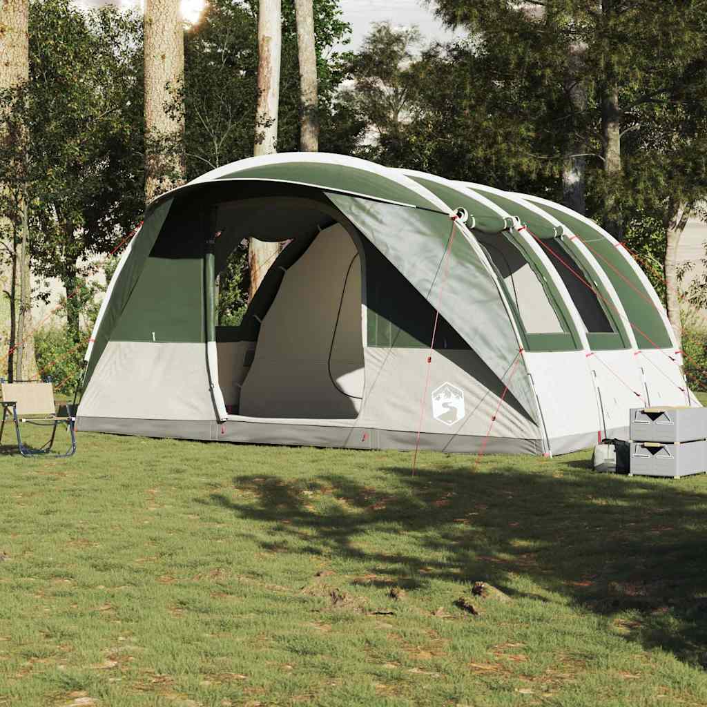 Vidaxl Tourist Tent, 5-Person, Tunnel, Green, Waterproof