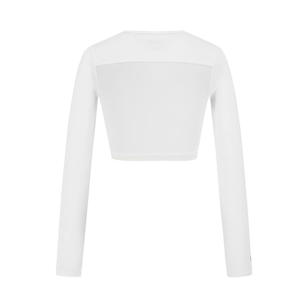 MALBON GOLF Women'S Crop Cooling Bolero Base Layer White (Woman)