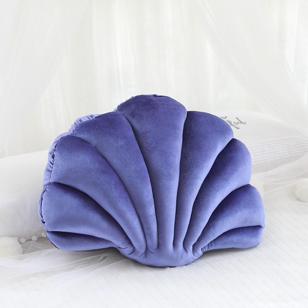 Soft Seashell Plush Pillow For Home Decorating Office And Siesta