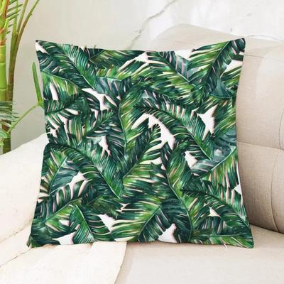 Schlafzimmer Dekokissen Kissenbezüge mit tropischen Pflanzenblättern bedruckt Wohnzimmer Sofa