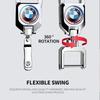 BAHY9 2025 Hot Metal Round Car Keychain Emblem KeyRing Pendant For BMW E46 E90 E60 F30 F10 E39 E36 F20 G30 G20 E87 E92 E91 E30 F11 F31