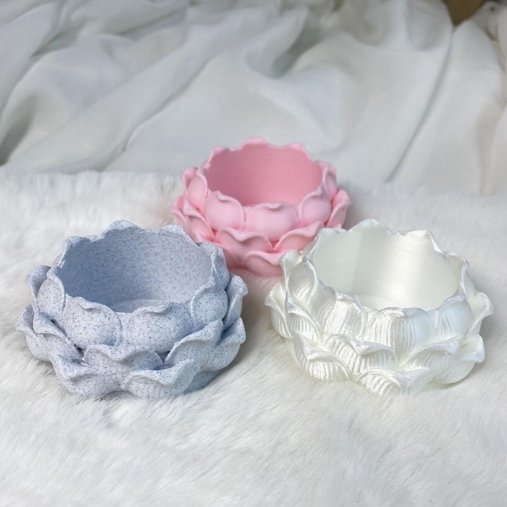 Plastic Growing Pots Lotus Shaped Nursery Pots Decorative Pot Flower Container  for Home Decoration