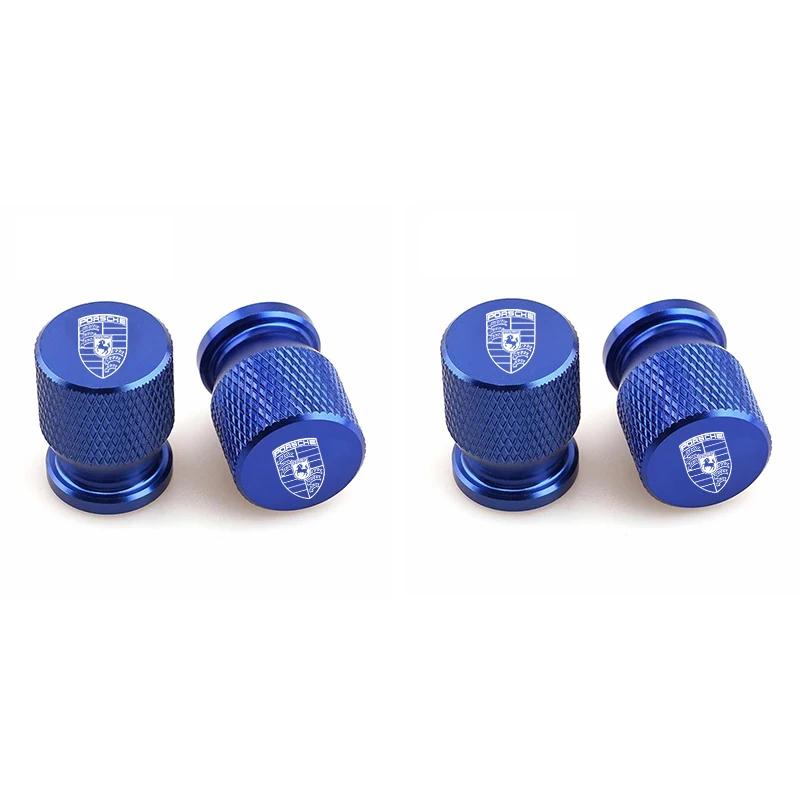 AABKW1 Aluminum Alloy Car Wheel Tire Valve Cap Dust Styling Accessory for Porsche 911 Cayenne Panamera Macan Boxster Carrera-GT 928 944