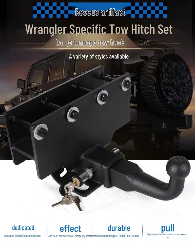 Compatible Tow Hook for JEEP Wrangler BJ40L: Off-road Rogue Tow Bar & Rear Hook