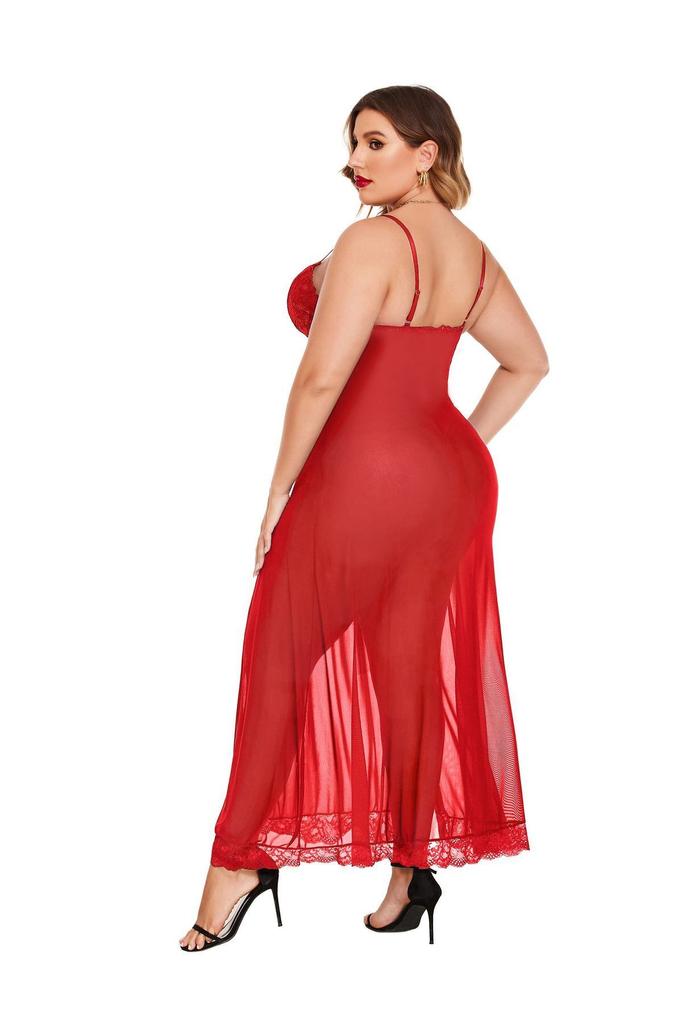 Dámská móda Velká noční košile Plus Size Fantasy noční košile