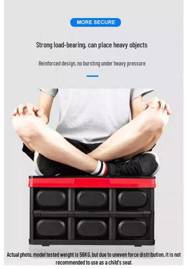 Foldable Car Trunk Organizer - Vehicle Mounted Storage and Decoration Box