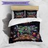 3pcs Duvet Cover Set (1*Duvet Cover + 2*Pillowcase, Without Core), Bride of Chucky Print Bedding Set, Bedroom Decor, All‑Season, Birthday Gift
