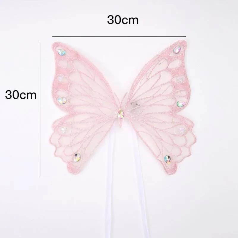 Glowing Butterfly Wings Dog Harness & Summer Outfit for Small Dogs - Adorable Chest Decor for Dogs Cats Pomeranian Teddy Bichon