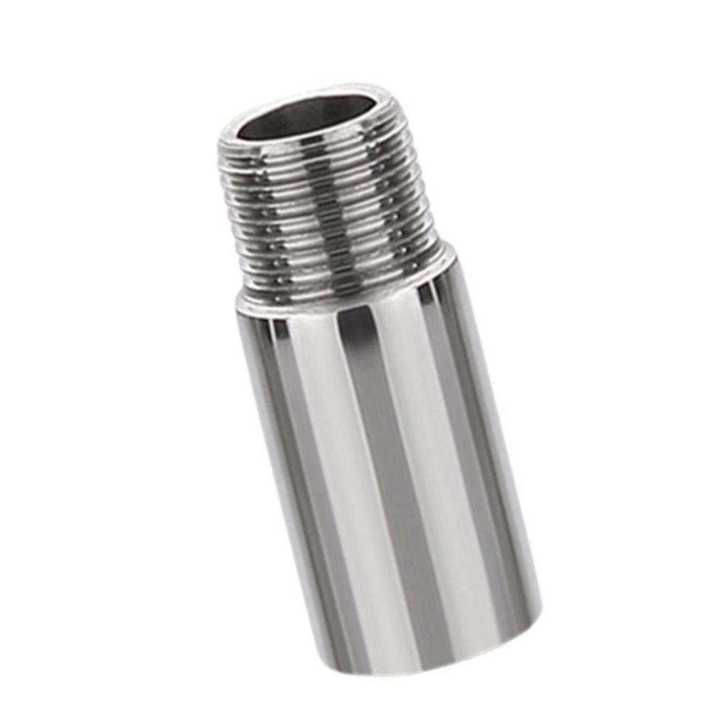 1/2 Shower Head Extension Arm Steel Pipe Extendable Shower Head Arm Simple Installation for Adjusting Showerhead Height