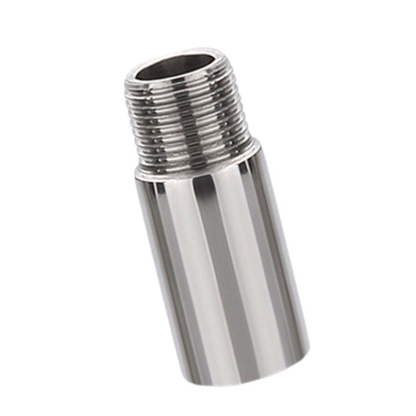 

Удлинитель душевой лейки Стальной удлинитель душевой трубы Металлическая труба 1/2 для гибкой регулировки потока воды и высоты 5