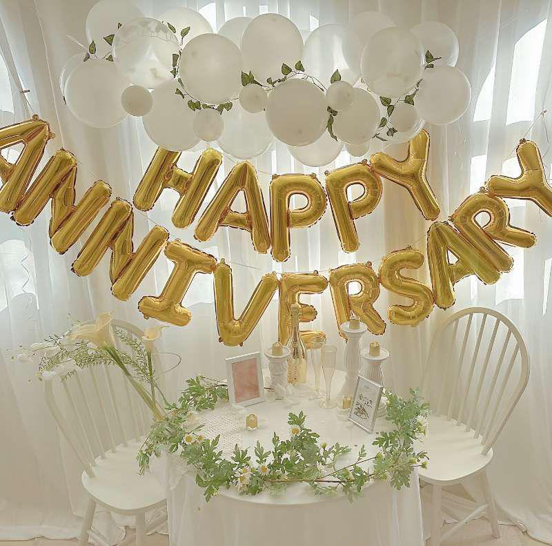 Romantic Wedding and Anniversary Balloon Décor for Atmosphere and Celebration