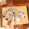 Language and Leisure: Cute Cat Pattern Decorative Sticker Book for Pets