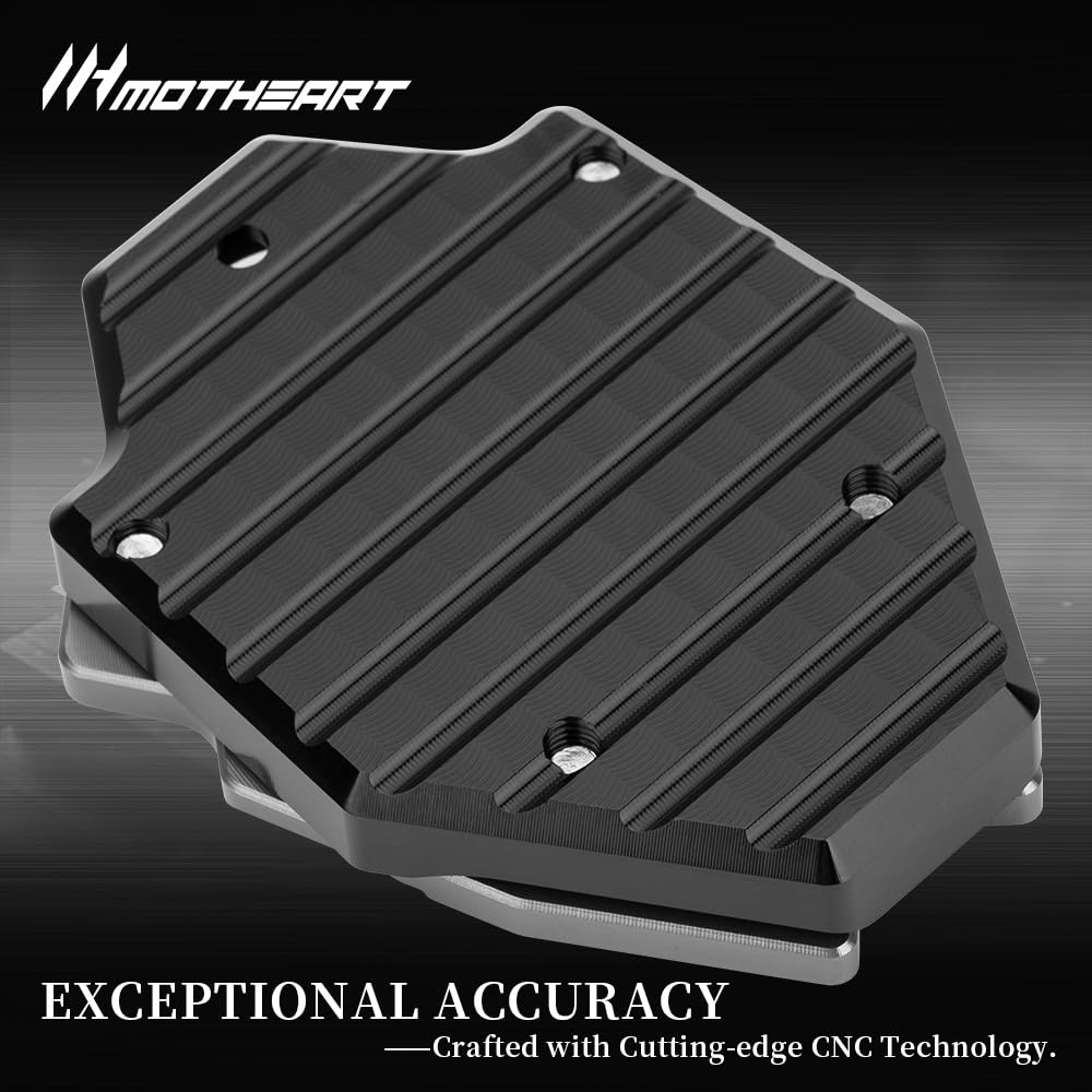 MotHeart Side Stand Plate for Ninja ZX-4RR 2023-2024 Bike Parts Side Stand Extension Kickstand
