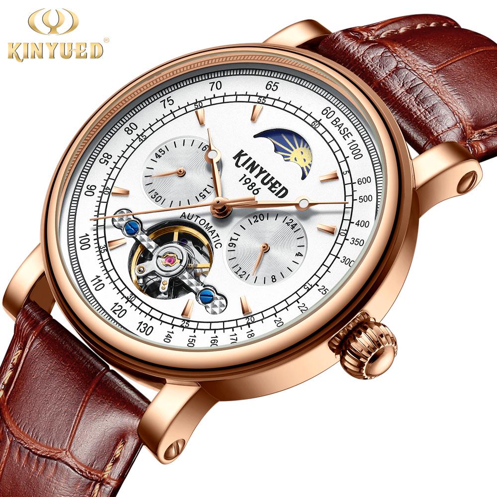KINYUED Luxury Orologi meccanici automatici da uomo Fashion Casual Style  Uomo Orologio da polso business acquista in modo economico — spedizione  gratuita, recensioni reali con foto — Joom
