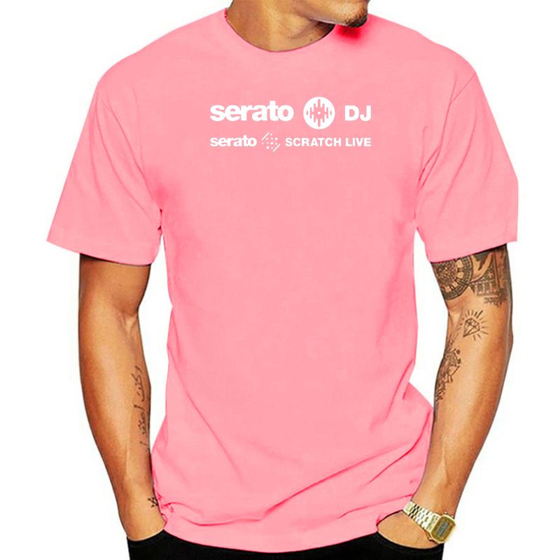 New Serato DJ Music Research Logo Unisex Black T-Shirt Size S To 3XL Unisex T-shirts