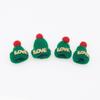 10/20pcs 3.5*4.5cm Mini LOVE Knitted Hat Christmas Decoration Festival Celebration Decor Gift Hat Hairpin Accessories Small Hat