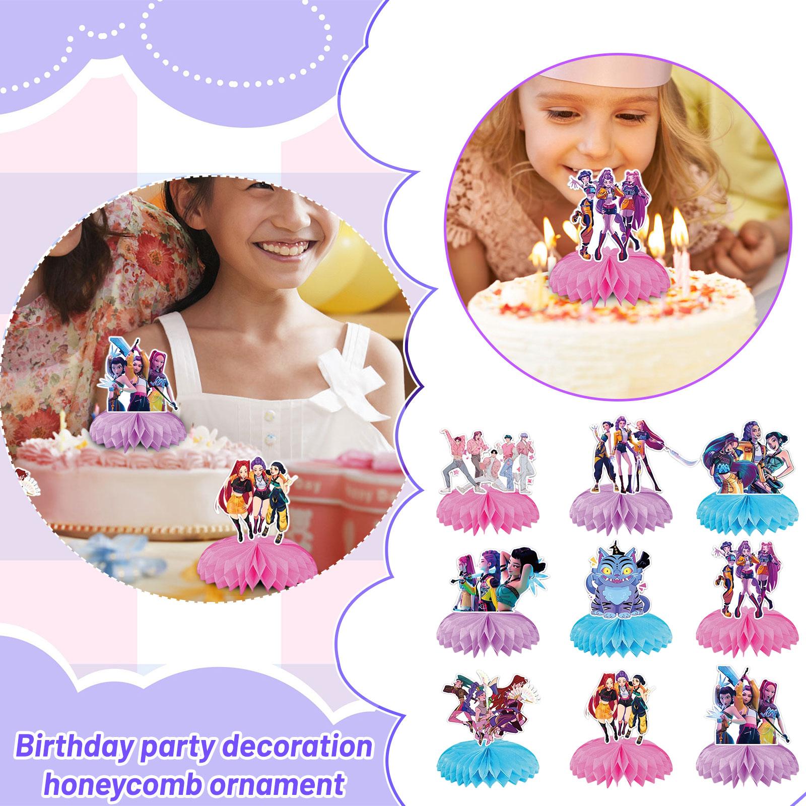 

Birthday Party Decoration Honeycomb Ornaments One Size