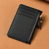 Ultra Thin Multi Slot Card Bag Women Zipper Coin Purse Coin Pouch Large Capacity ID Card Holder Credit Card Holder Badge Holder