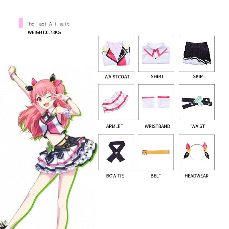HaKiritani ruka Cosplay Hanasato Minori Momoi Airi Hinomori Shizuku Cosplay Anime Project Sekai Colorful Stage Costume MORE JUMP