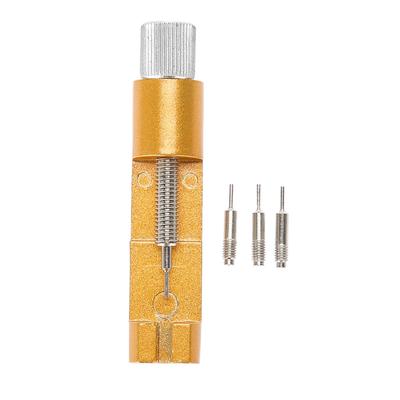 Watch Band Strap Link Pin Adjuster Remover Adjustable Repair Tool Accessory Kit (Gold)