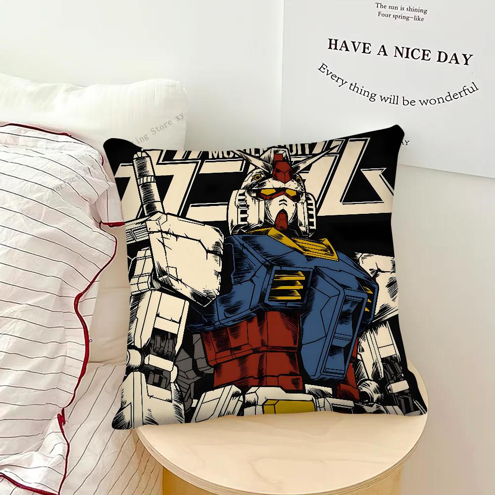 Game G-Gundam Pillow Case Square Pillow Bedroom Sofa Leisure Comfort Cushion Car Living Room Home Decoration