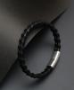 Blancier Tresse Bm258B1175 Black Genuine Cowhide Men'S Bracelet