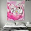 diddl Wall Tapestry Aesthetic Wall Hanging Printed Fabric Blanket Decorative Tapestries for Bedroom Living Room Home Decor