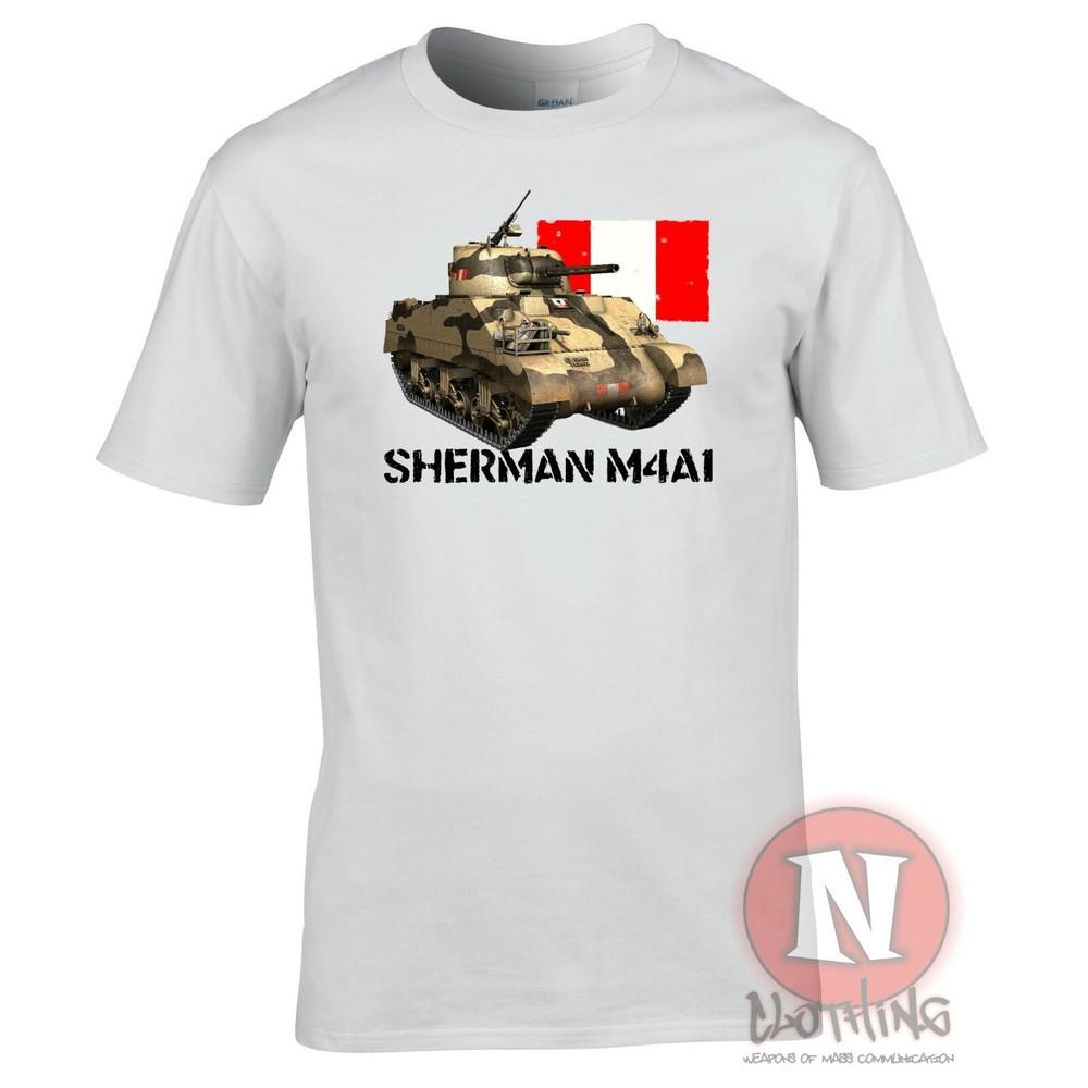 British M4 Sherunisex Tank TShirt Military Ww2 North Africa Vehicle Wwii Wot S