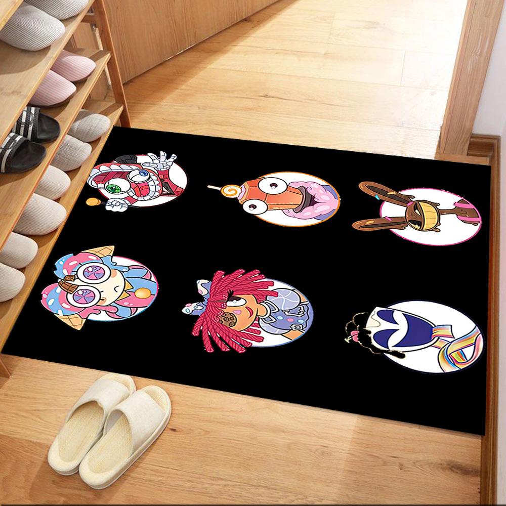 Digital Circus Carpet Design For Outdoor Dining Room Dormitory Living Rooms Antislip Carpet Anime Office Decor Best For Christmas