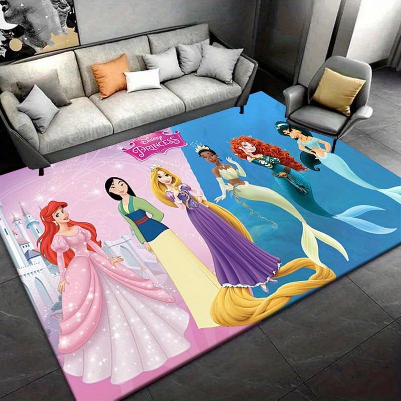 

1pc Princess Pattern Area Rug Soft Flannel Floor Mat for Living Room, edroom, Kitchen, Sofa Coffee Table Floor Mat, Machine Washable 60cm by 90cm