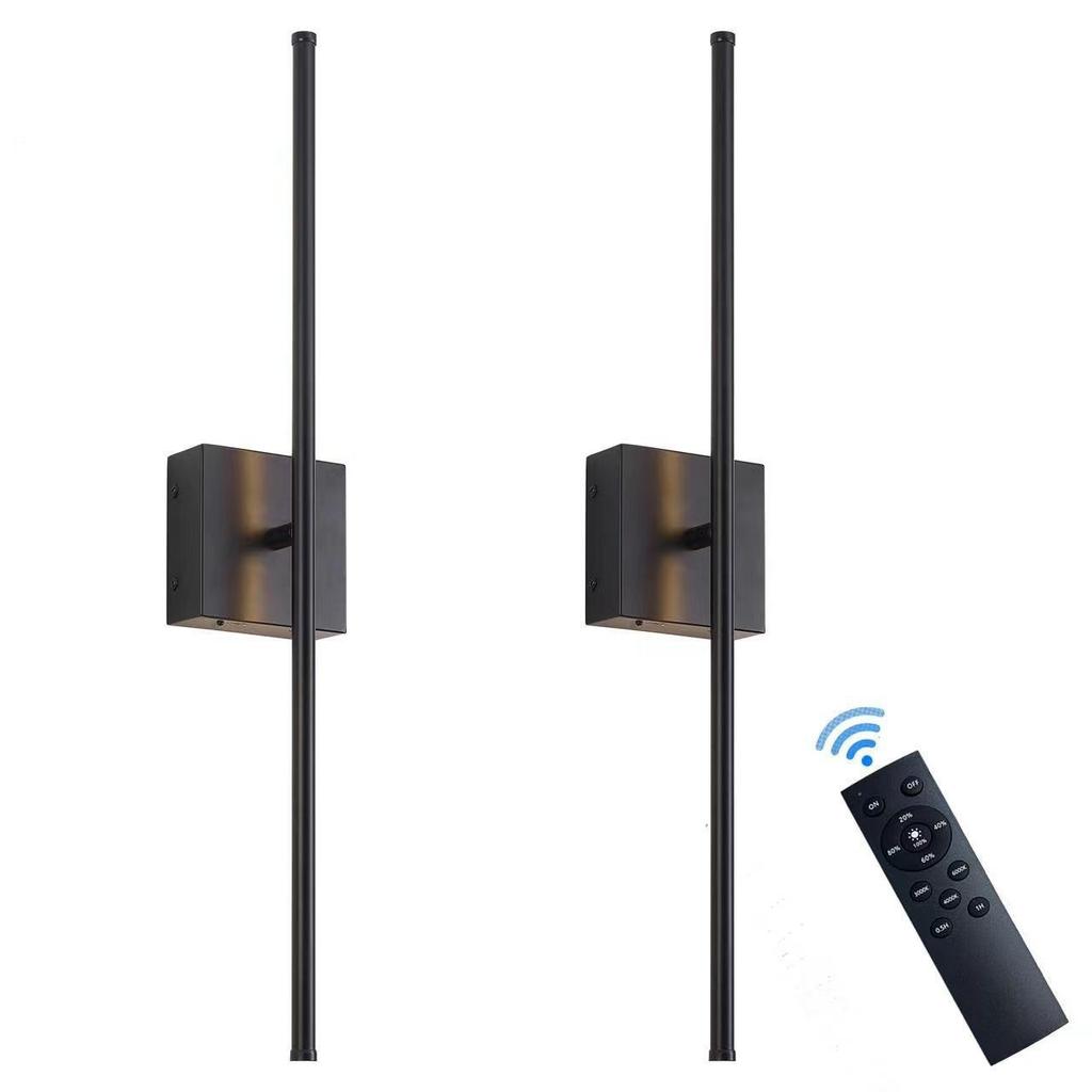 Remote-Controlled Rechargeable Three-Color Wall Light for Living Room, Bedroom, and Stairwell
