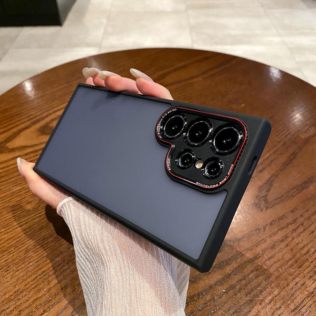 For Samsung Galaxy S24 Ultra Case TPU+PC Precise Lens Cutout Phone Cover