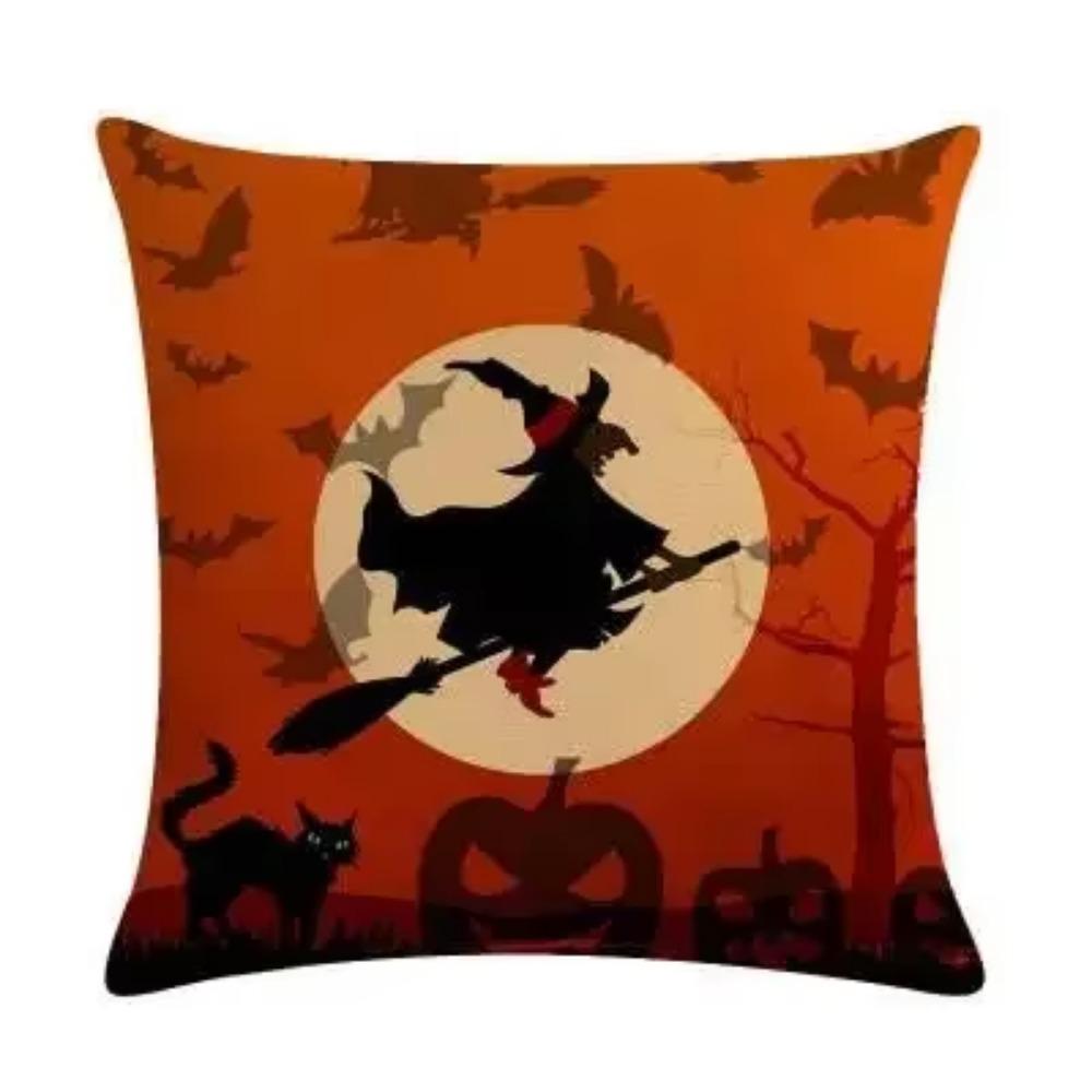 Halloween Christmas Print Pattern Cushion Cover Home Living Room Sofa Car Decoration Square Throw Pillow