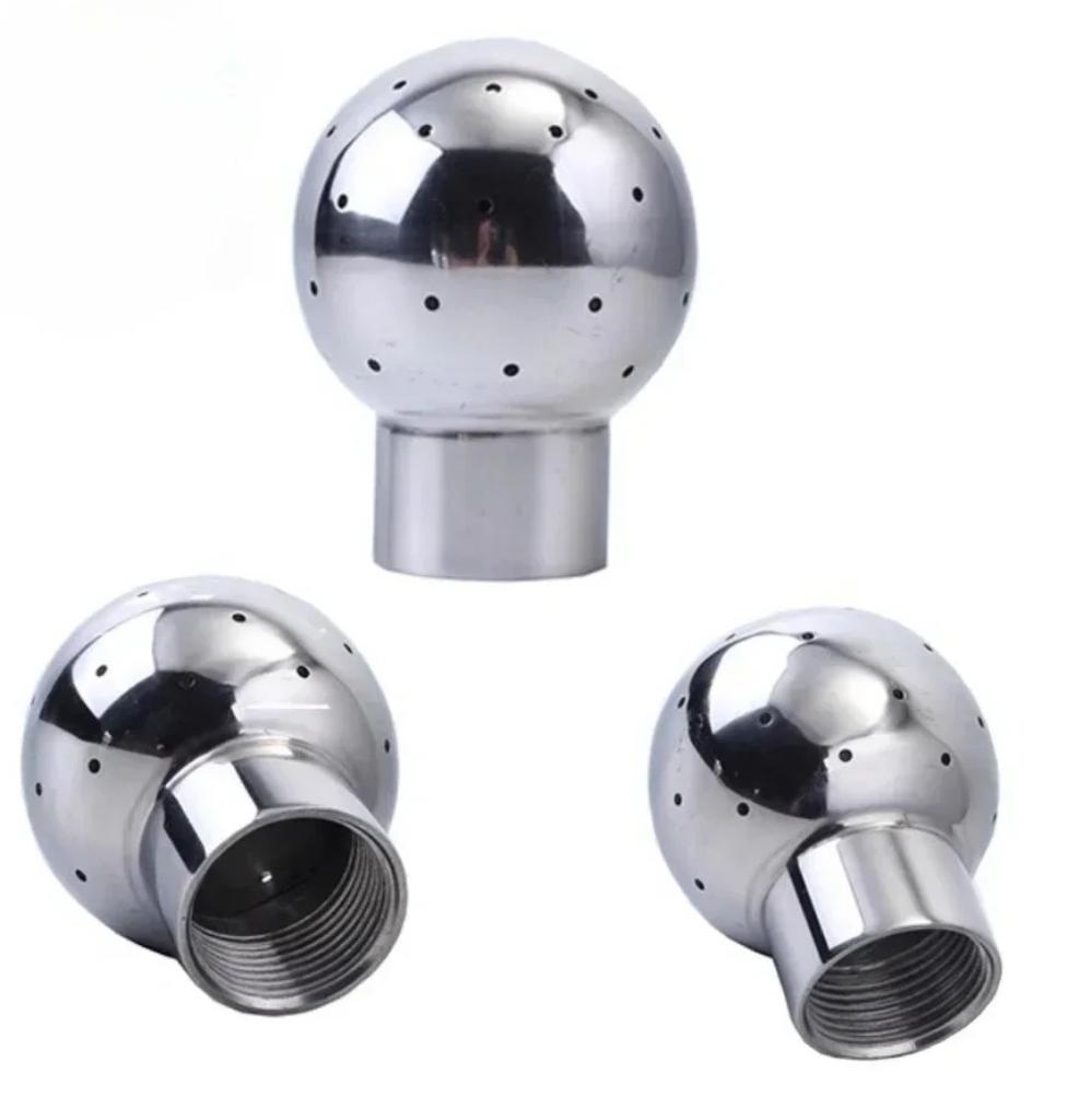 1/4" 3/8" 1/2" 3/4" 1" 1-1/4" 1-1/2" 2" BSP Gwint Wewnętrzny Zasuwa Zaciskowa Tri Clamp 304 316 Stal Nierdzewna Sanitarna Mocowanie Kula Natryskowa Czyszczenie Zbiornika