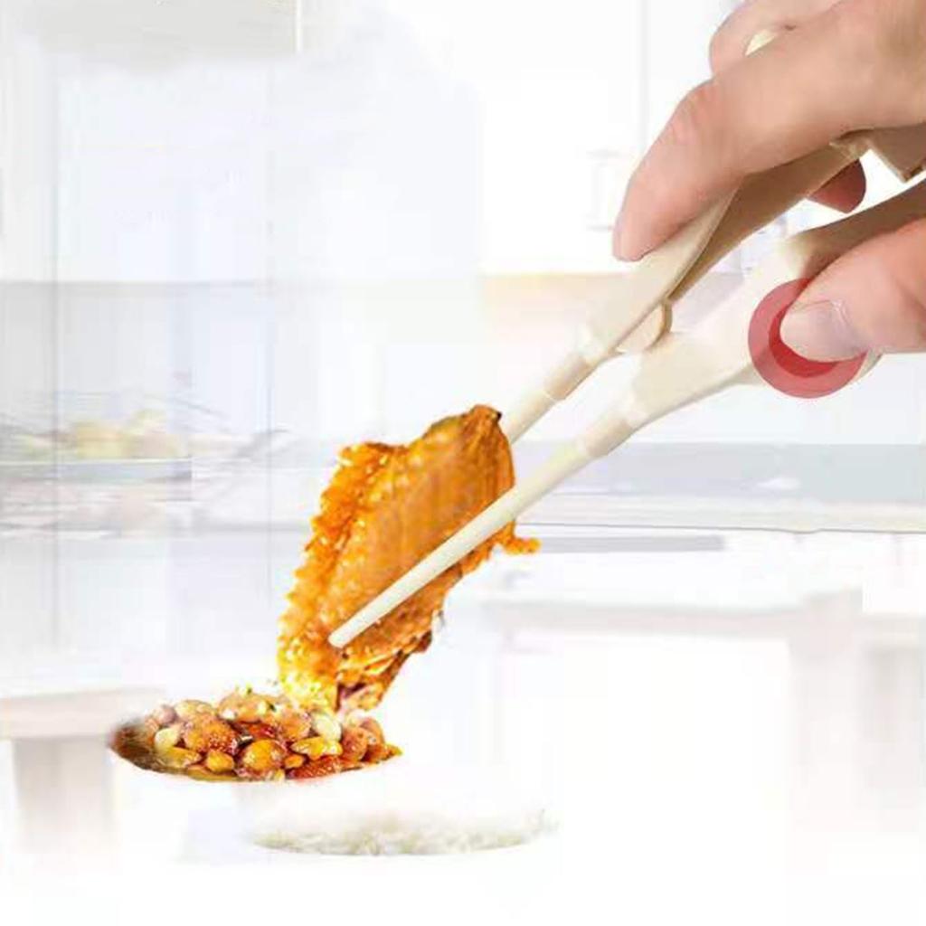 Disabled Chopsticks User Friendly Automatic Opening Anti Slip Auxiliary Training Learning Chopsticks Eating Helper
