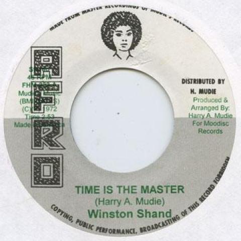 7inch Record WINSTON SHAND - Time Is The Master FHM222 Moodisc 1972 US Reggae, Ska & Dub Used