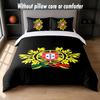 Portugal Design Bed Bedding Set 1 Duvet Cover + 2 Pillowcases Soft Breathable Household Bed Linens