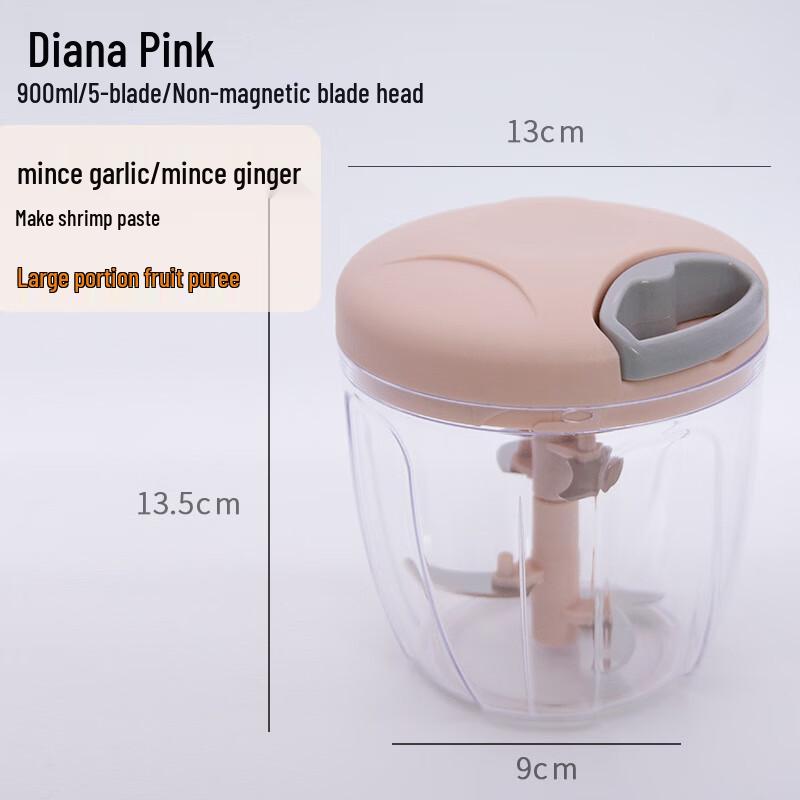 Pull-String Manual Food Chopper & Garlic Masher