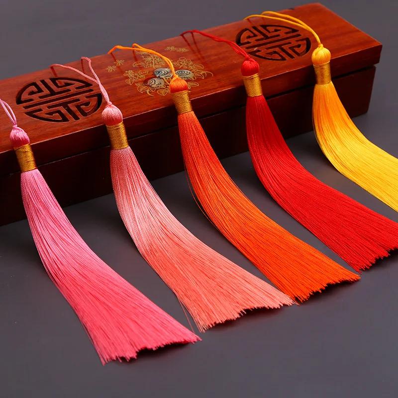 17CM Long Tassel Spike Chinese Clothing DIY Accessories Musical Instrument Pendant Ice Silk Vertical Spike Tassels for Crafts