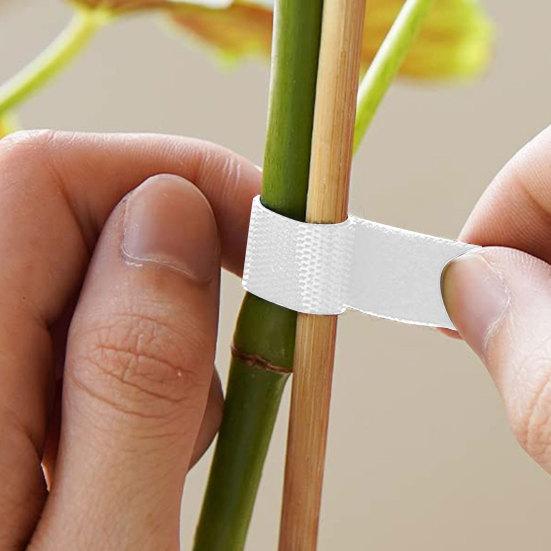 16,4 Fuß Pflanzenbinder Gartenband Wiederverwendbarer Klettverschluss Doppelseitiger Pflanzenstützbinder für Kletterpflanzen Kabelorganisation