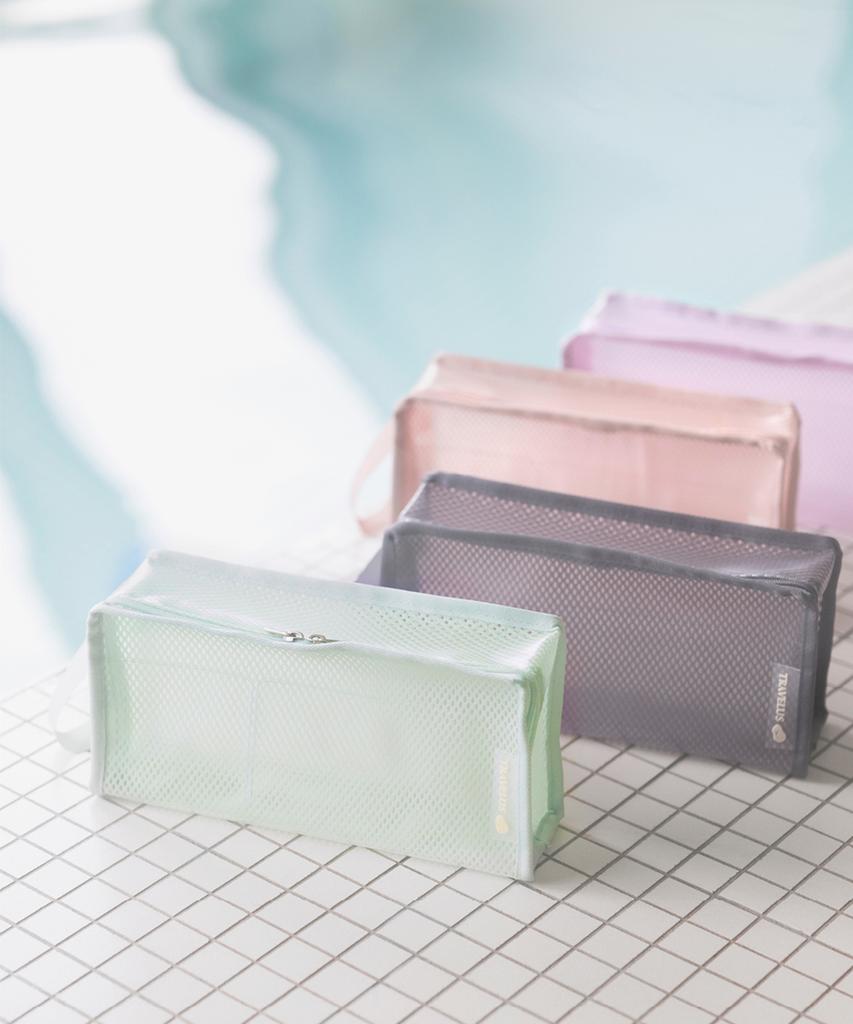 Trevelus Coated Mesh Pouch Cube Long