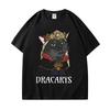 Zoned Out Black Cat Dracarys Graphic T Shirts Unisex Unisex Fashion Y2k Short Sleeve Tshirt Summer Cotton Oversized Tshirts