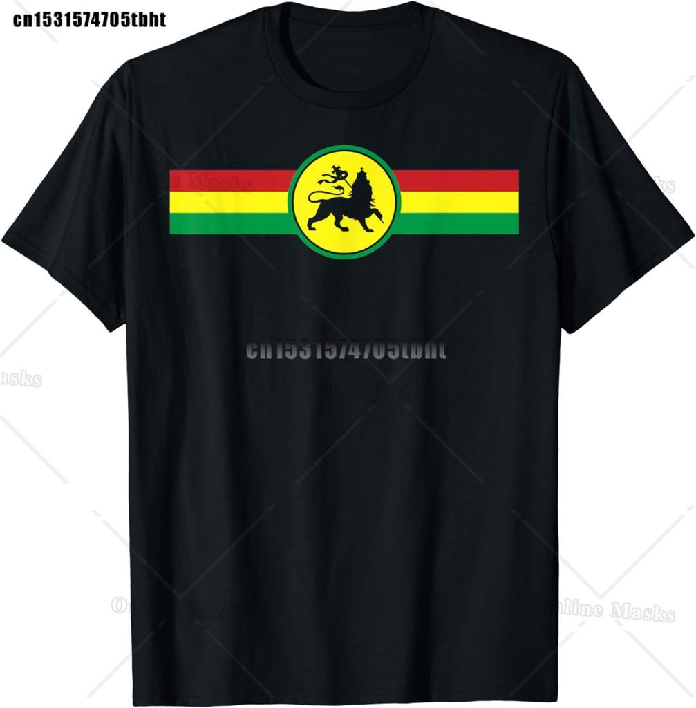 Jamajka Rasta Lev Vtipná Grafická Trička Bavlna Unisex Krátký Rukáv Ležérní Tričko Top Harajuku Streetwear Letní Unisex Oblečení
