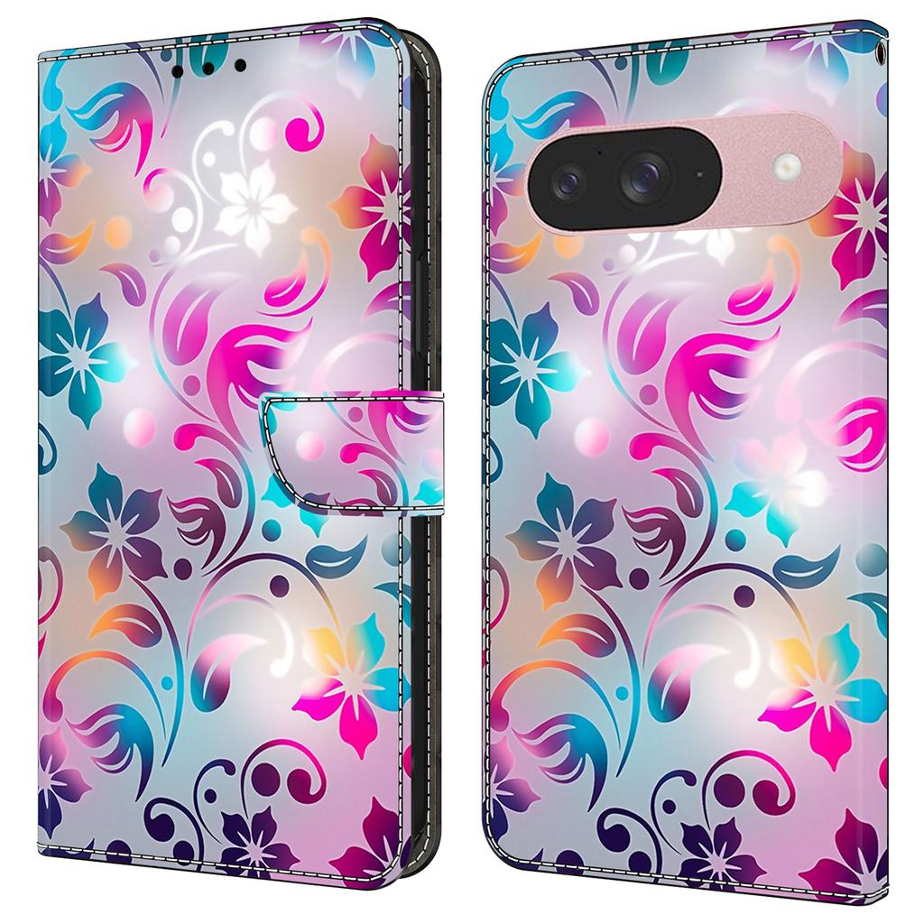 For Google Pixel 9 Pro/Pixel 9 Case Wallet Stand Pattern Printing PU Leather Flip Phone Cover