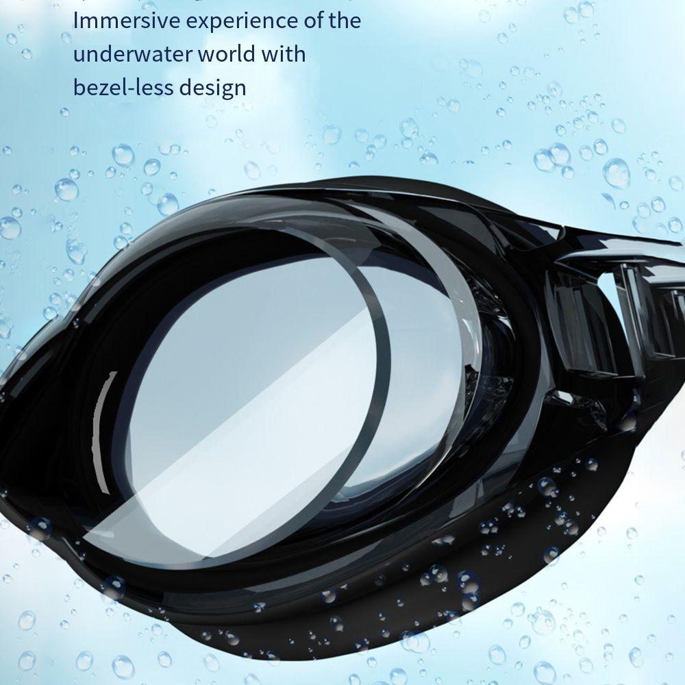 0~-9.0 Nearsighted Swim Eyewear Silicone Mirror Frame Diving Swimming Goggles Men