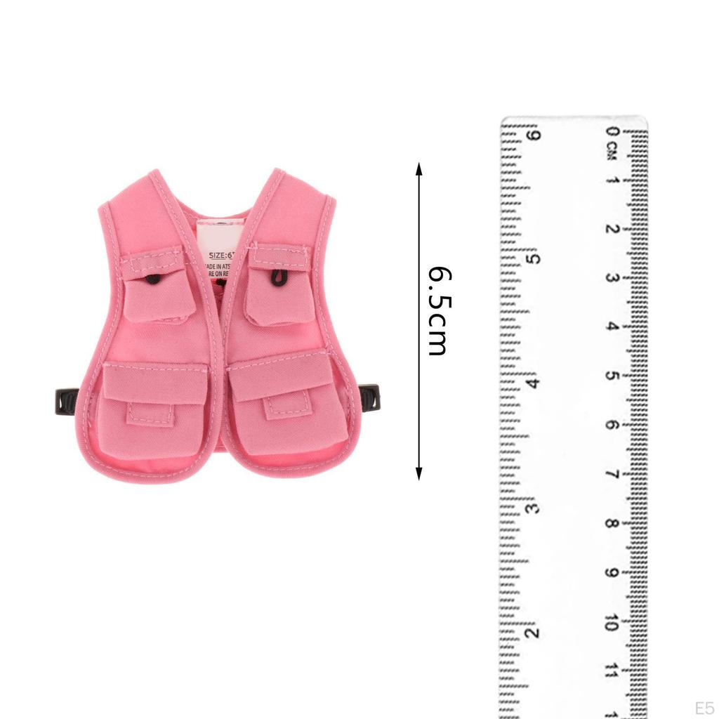 Casual Costume Vest for 6 Inch Action Figures Addition to Your Collection