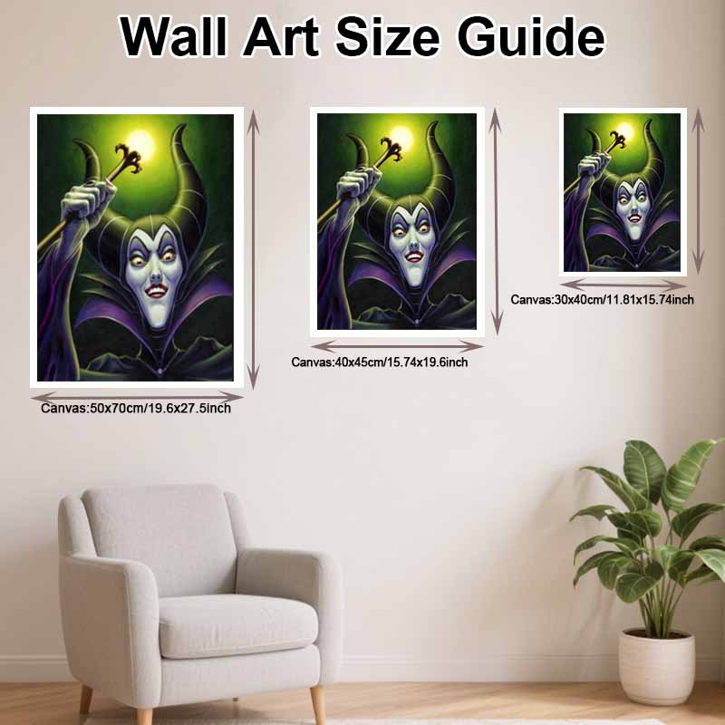 Disney Diamond Painting 5D Handmade DIY Maleficent Diamond Stickers Home Room Decorations Gifts