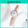 Minimalist Ladies Quartz Watch With Alloy Band And Circular Dial For Fashion Women